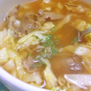 キャベツスープ(ロールキャベツ味)